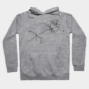 Rose #2 (Black) Hoodie